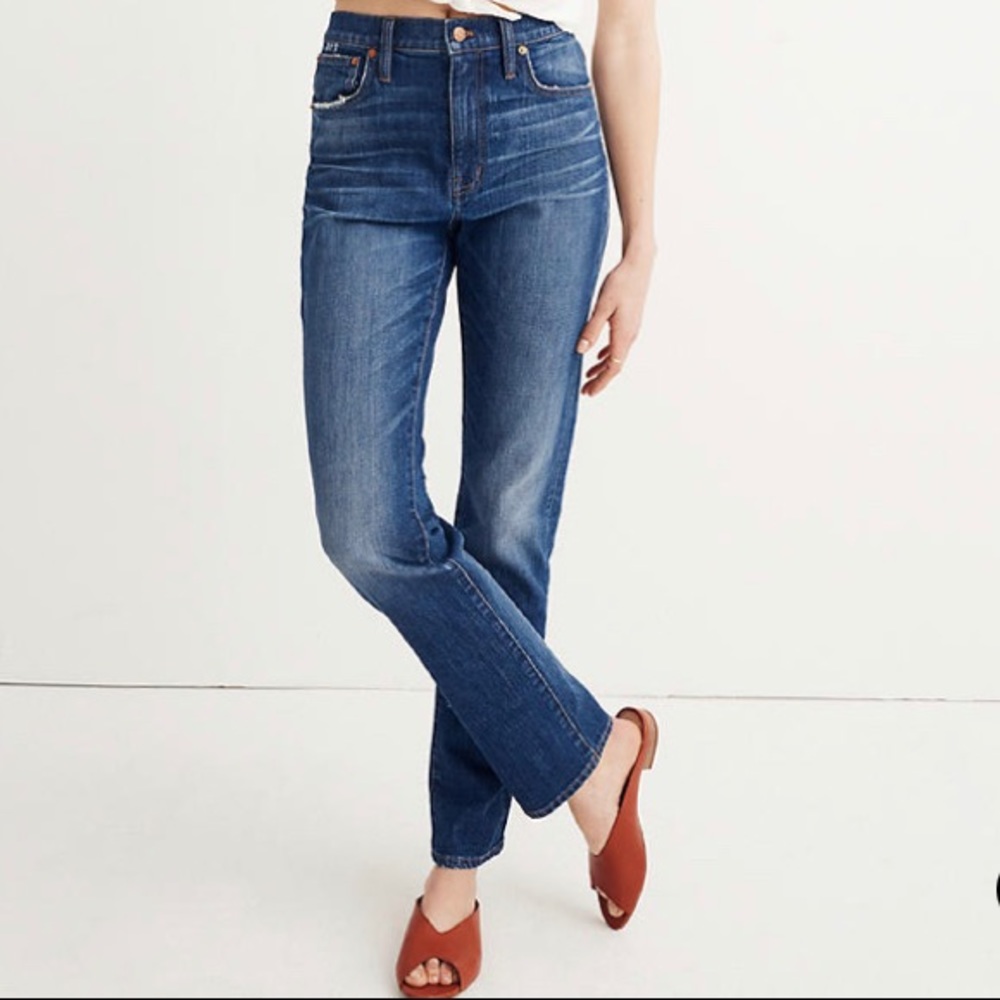Madewell High Rise Slim Boyjean